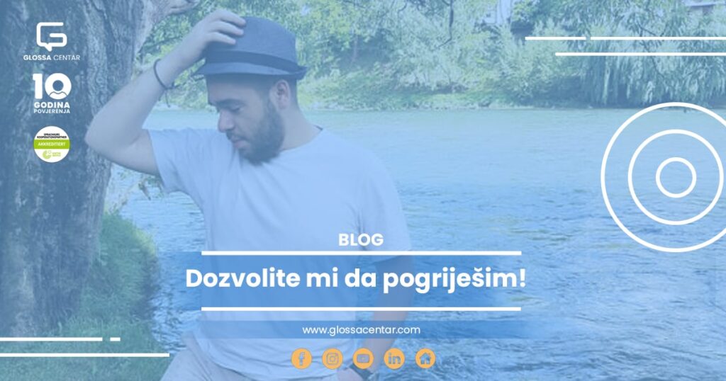 Dozvolite mi da pogriješim! 57 glossa blog aleksandar vidovic doboj